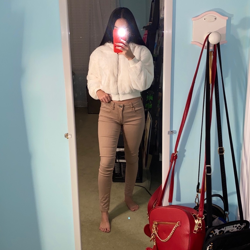 American Eagle Beige Jeggings
